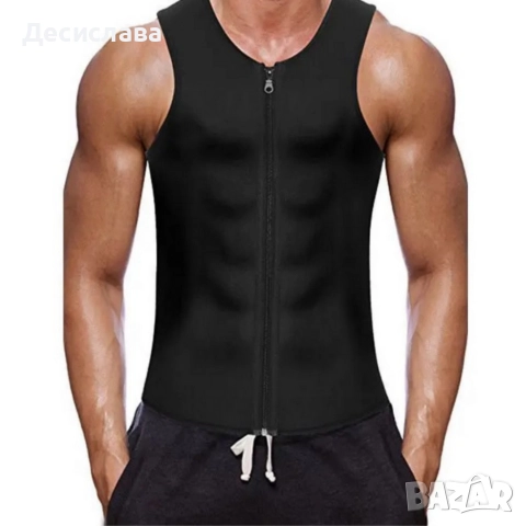 Стягащ фитнес термо елек Jingba Support Fiery Sports Shapewear for Men, снимка 3 - Спортни дрехи, екипи - 52887511