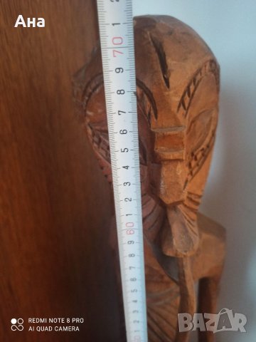 Масивни дървени тежки фигури, снимка 5 - Други ценни предмети - 37520987
