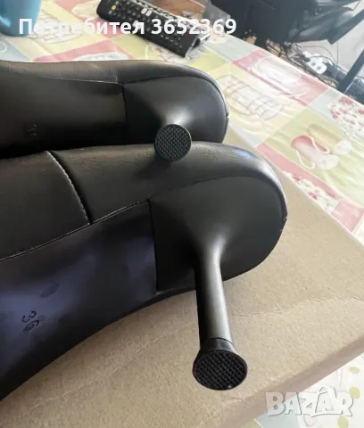 Черни Официални дамски обувки 'Cooper', снимка 3 - Дамски обувки на ток - 49908955