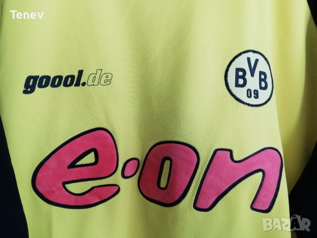 Borussia Dortmund Marcio Amoroso Vintage 2001/2002 оригинална футболна фланелка тениска Борусия, снимка 4 - Тениски - 37961321