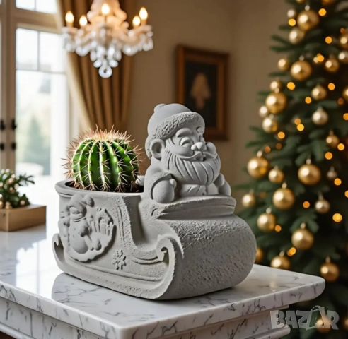 Молд дядо Коледа с шейна , снимка 4 - Форми - 51562984