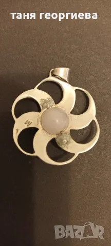 сребърна висулка, снимка 2 - Колиета, медальони, синджири - 48487172