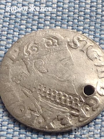 Сребърна монета 3 гроша 1621г. Сигизмунд трети ПОЛША 28430, снимка 4 - Нумизматика и бонистика - 42969933