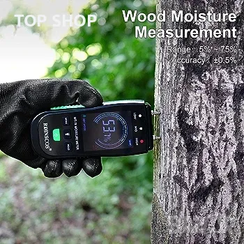 Влагомер, тестер за влага на дърва за гипсокартон Професионален измервател, снимка 3 - Друга електроника - 48794680