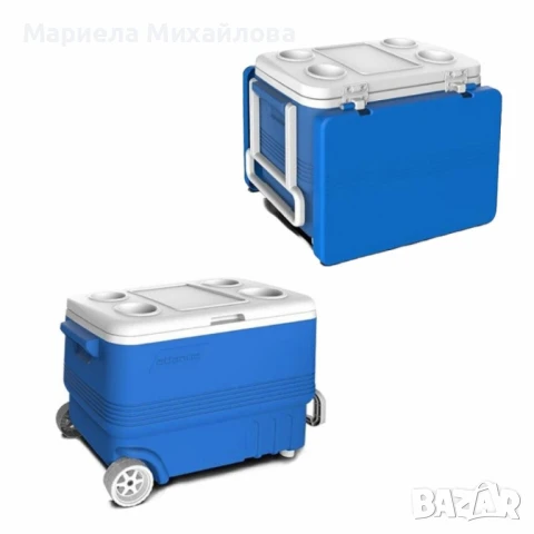 Хладилна кутия Atlantic 45L, пасивна, с табла/с колела, снимка 5 - Хладилни чанти - 50362735