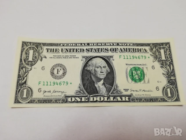 банкноти от 1 долар от 2006 г.със звезда, снимка 3 - Нумизматика и бонистика - 51158696