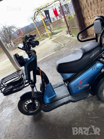 Двуместна електрическа триколка Maxx motors Pudingg, снимка 8 - Велосипеди - 53519272