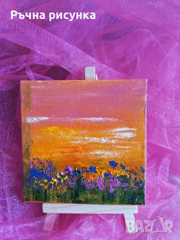Авторски рисувани картини акрил/масло+статив за 5.11 енро, снимка 18 - Картини - 53507782