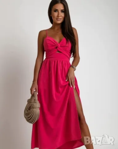 рокли с миди дължина , снимка 7 - Рокли - 50428066