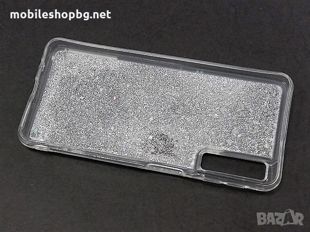 калъф за Samsung Galaxy A7(2018) с блестящи частици брокат течност принцеса Елза, снимка 6 - Калъфи, кейсове - 27394975