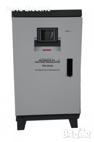 ТРИФАЗЕН Автоматичен Стабилизатор На Ток 20KW BULPOWER С LED ДИСПЛЕЙ, снимка 3 - Генератори - 39419794