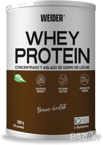 Weider Whey Protein (300g) с вкус на шоколад, суроватъчен протеин Без добавени захари. 10 порции, снимка 1