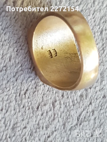 Пиринчен пръстен Мерцедес, снимка 3 - Пръстени - 51066753