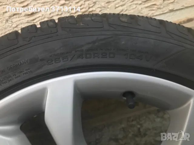 Черен петък Оригинални джанти за Ауди S8 със зимни гуми 20 цола, снимка 4 - Гуми и джанти - 47739838