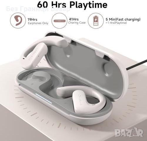 Нови Безжични OpenRock S Bluetooth 5.3 слушалки Подарък, снимка 5 - Bluetooth слушалки - 43073666