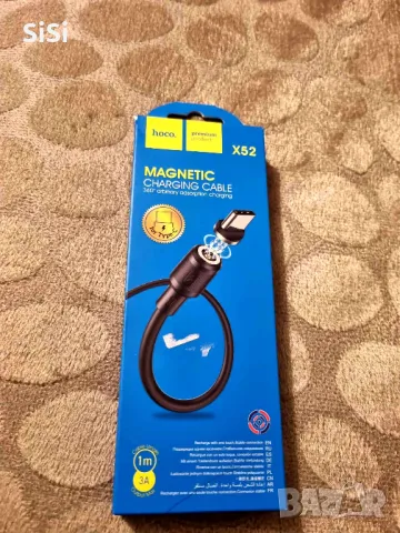 Магнитен кабел букса C, снимка 3 - USB кабели - 49259320