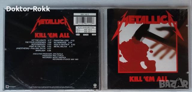 Metallica - оригинални и неофициални дискове , снимка 12 - CD дискове - 52743072