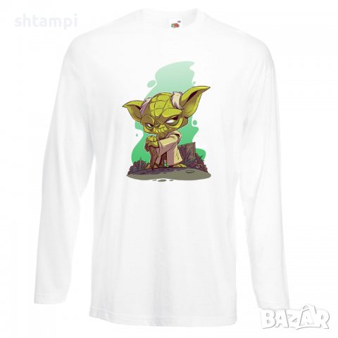 Мъжка тениска Star Wars Yoda Star Wars Игра,Изненада,Подарък,Геймър, , снимка 4 - Тениски - 36809948