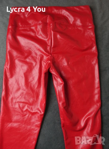 Rainbow S червен дамски клин от мека еко кожа, снимка 5 - Клинове - 50730218