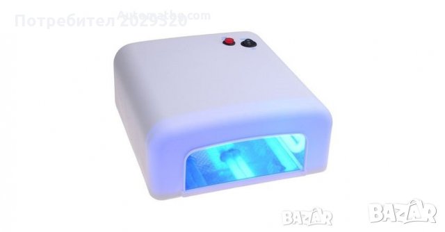 UV печка за нокти, 36W, с таймер, Бял 