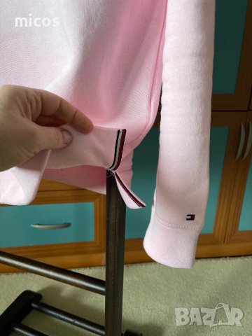 100 лв до 30.05!Tommy Hilfiger,original, суичър,страхотен розов цвят,нов, снимка 5 - Блузи с дълъг ръкав и пуловери - 43511508