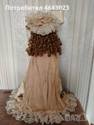 Продавам порцеланова кукла – Викториански стил, колекционерска рядкост , снимка 3 - Колекции - 52309411