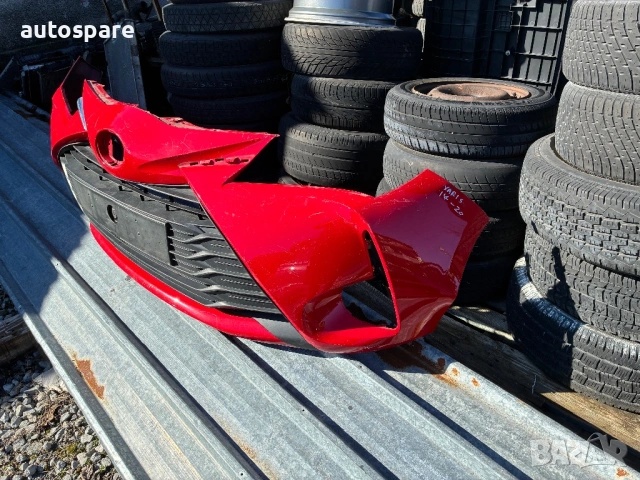 Предна броня с решетка TOYOTA YARIS III Тойота Ярис 3 2017- 2020. Оригинални. , снимка 2 - Части - 53259286