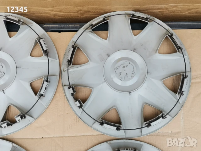 оригинални тасове за PEUGEOT/ПЕЖО 16” /1400295980 -№34, снимка 15 - Аксесоари и консумативи - 50613719