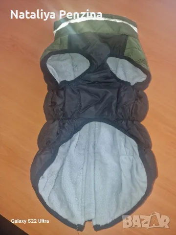 Зимно яке за куче, размер  L, зелен, снимка 6 - За кучета - 48882641