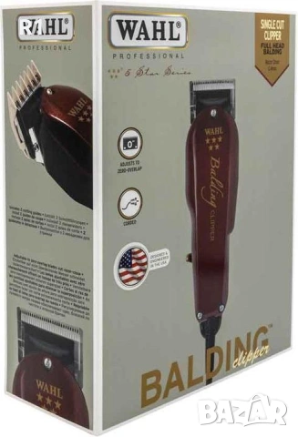 Професионална машинка Wahl Balding Clipper за подстригване, машинка за подстригване с кабел, снимка 2 - Машинки за подстригване - 53501082