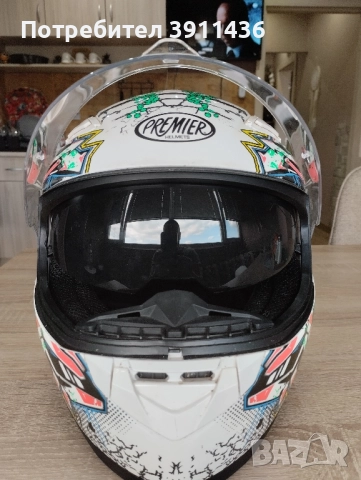 Каска за мотор PREMIER , снимка 4 - Аксесоари и консумативи - 52027512