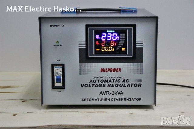 Стабилизатор на ток и напрежение BULPOWER 3KW с лед дисплей, снимка 2 - Генератори - 39484084