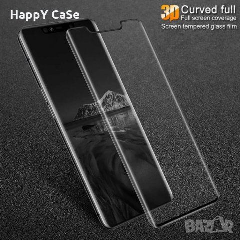 3D ЦЯЛ ЕКРАН Извит стъклен протектор за Huawei MATE 30 PRO / P30 PRO, снимка 3 - Фолия, протектори - 24950353