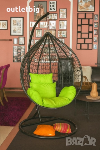 Люлка градинска висяща люлка тип гнездо,яйце–Промоция!