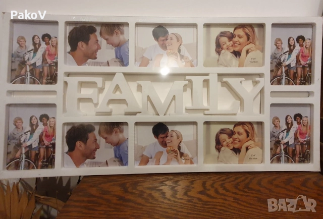 Рамка за снимки "Family", снимка 2 - Декорация за дома - 51678706
