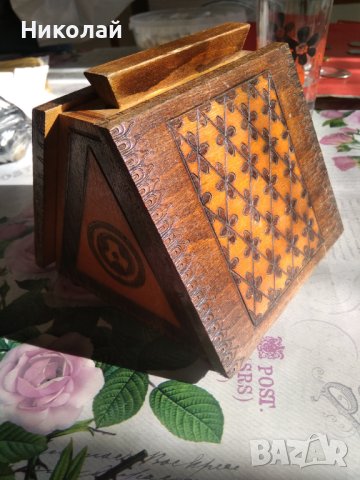 Дървена кутия за цигари, снимка 8 - Колекции - 43058215