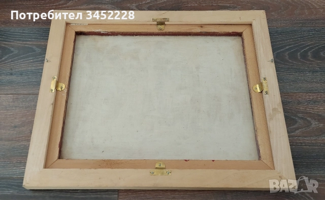 картина платно рамка дървена 54см 44см , снимка 7 - Картини - 51943707