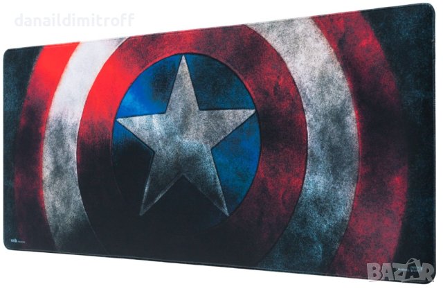 Гейминг подложка за мишка Captain America XL, снимка 2 - Клавиатури и мишки - 43804442