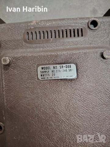 Винтидж моно грамофон Standard SR-D66 – произведен в Ирландия, снимка 5 - Грамофони - 51341762