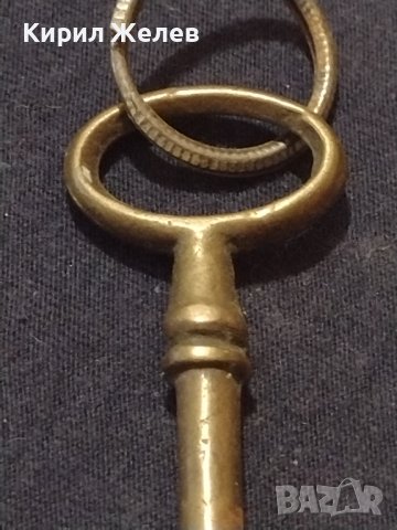 Стар рядък бронзов ключ за КОЛЕКЦИЯ ДЕКОРАЦИЯ 41009, снимка 2 - Други ценни предмети - 43279484