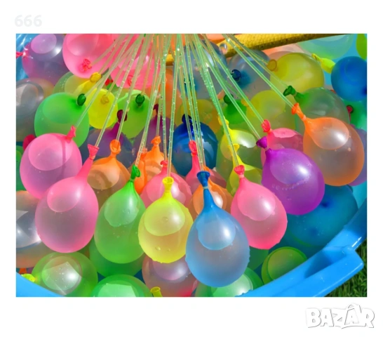 Водни бомби Самозатварящи се, Пакет от 370 водни балона, снимка 4 - Други - 53581796