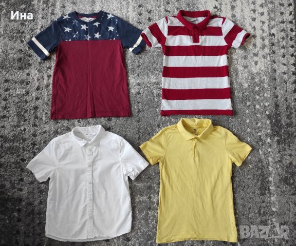 Ризи и тениски НМ & Waikiki р-р 122- 128 см.