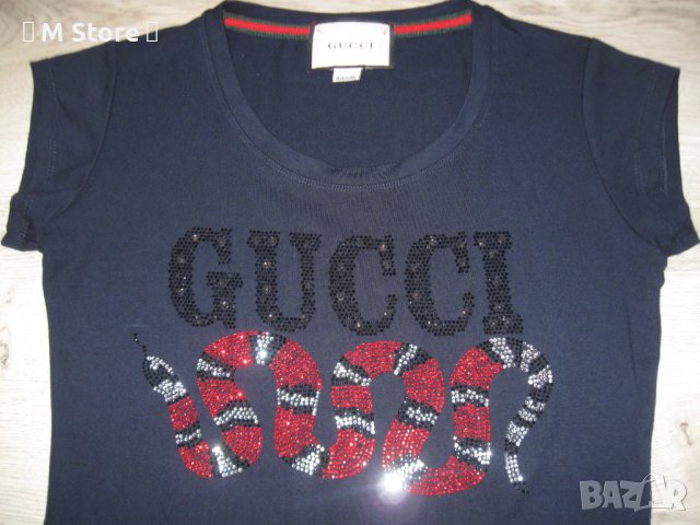 Gucci дамска тениска размер S, снимка 2 - Тениски - 37788929