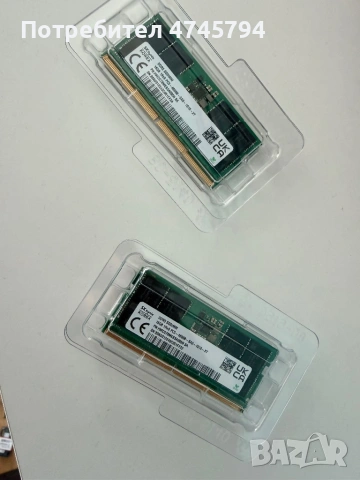 2x16GB DDR5 SK hynix RAM SODIMM 4800 MHz лаптоп памет