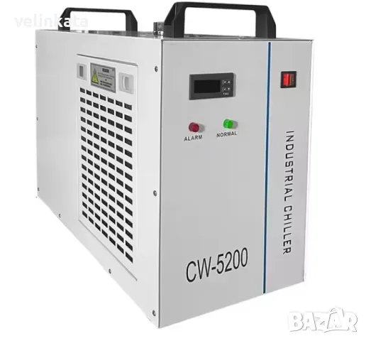 Чилър охладител CW5200 за лазерна гравираща машина или CNC chiller