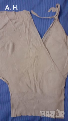 Бежова тениска / Потник, снимка 1