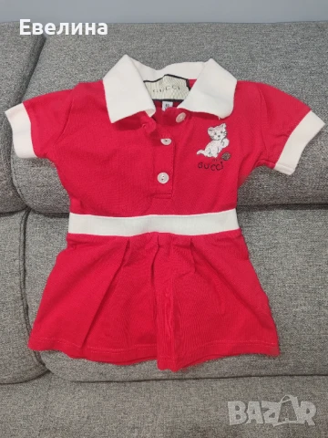 Детска бебешка рокличка Gucci за 1 година/ 24 мес, снимка 2 - Бебешки рокли - 51251067