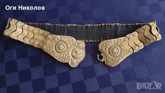 Фолклорен дамски колан, снимка 5 - Антикварни и старинни предмети - 51627700