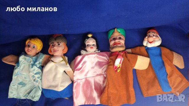 Кукли за ръка за куклено представление - 8 бр различни