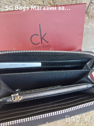 Calvin klein дамско портмоне дамски портфейл код 227, снимка 5 - Портфейли, портмонета - 36481873